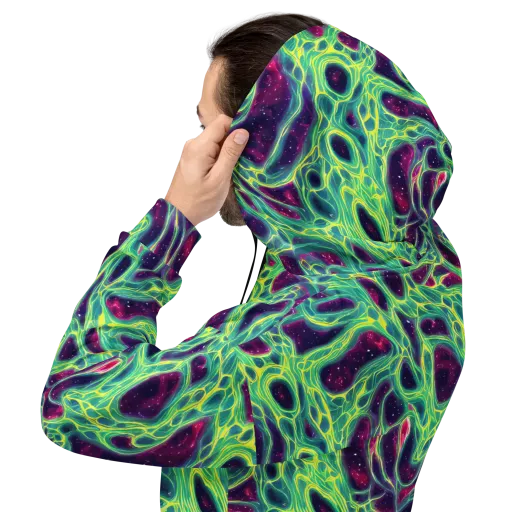 Luminous Synapse on a Hoodie