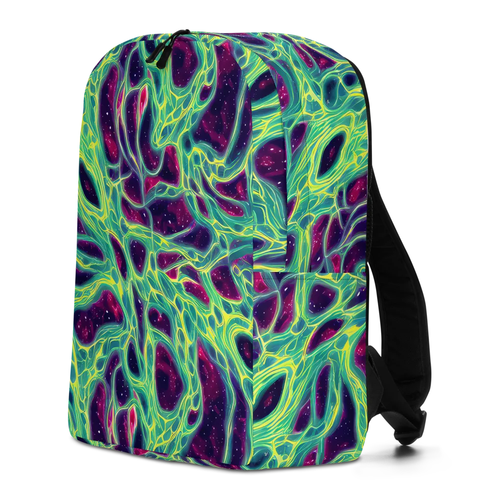 Luminous Synapse on Minimalist Backpack — Left