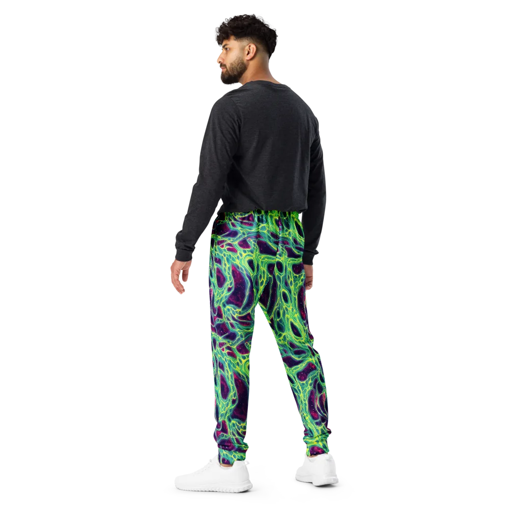 Luminous Synapse on Men's Joggers — Back