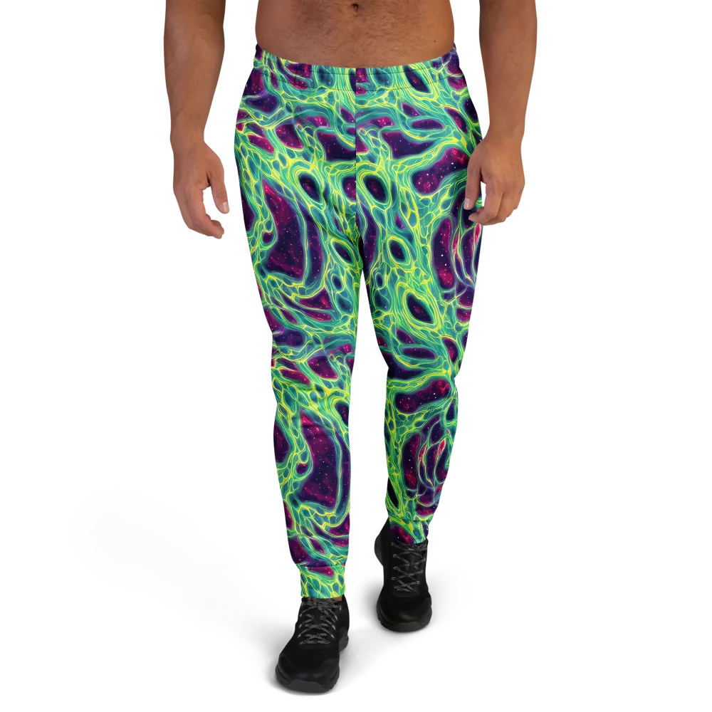 Luminous Synapse on Men's Joggers — Front