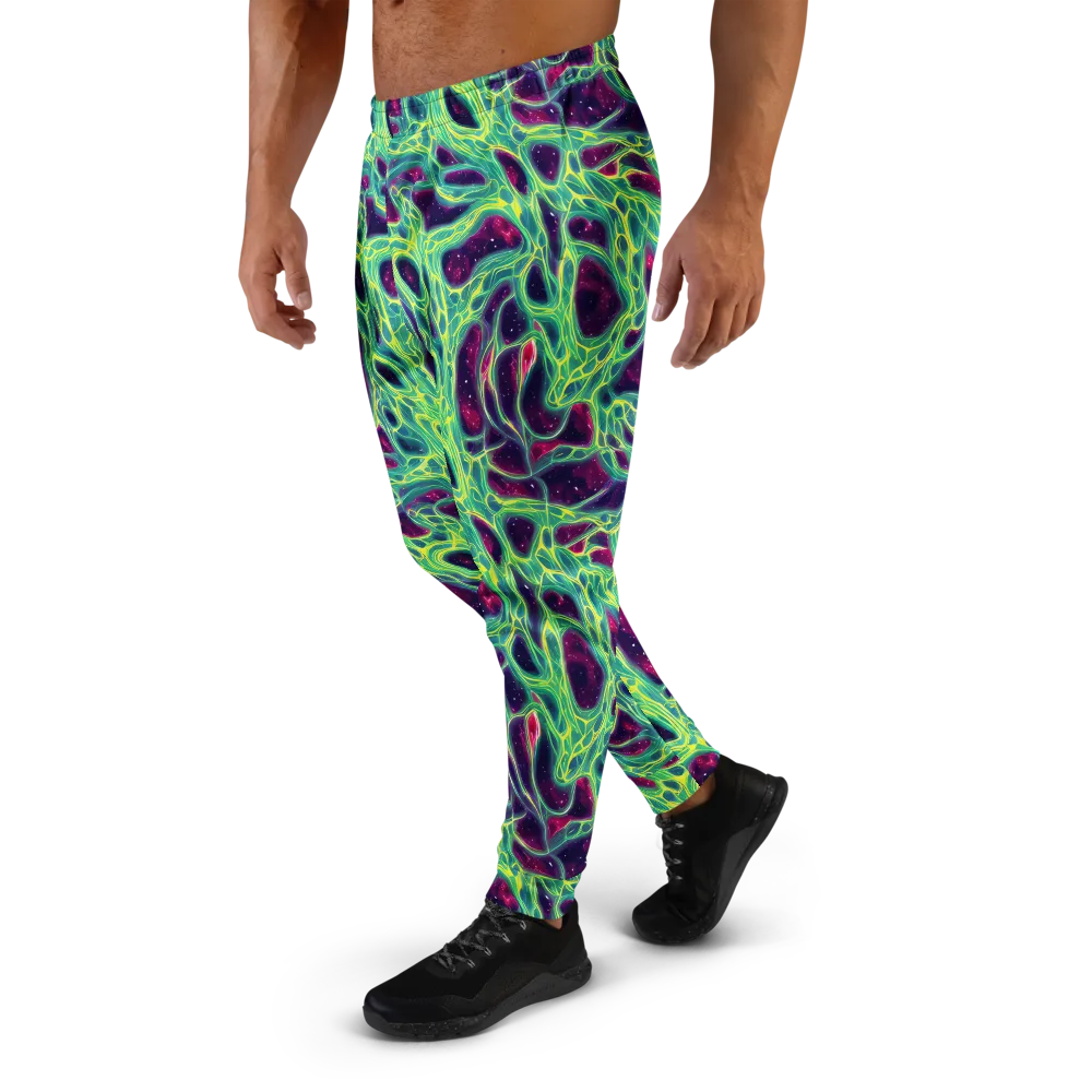 Luminous Synapse on Men's Joggers — Left
