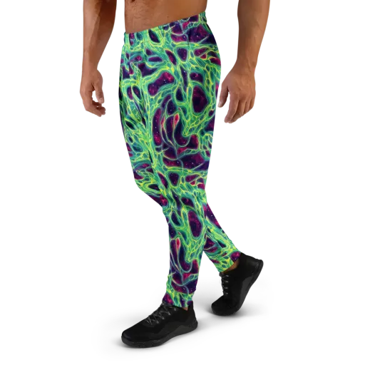 Luminous Synapse on a Men's Joggers