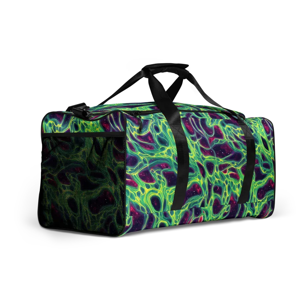 Luminous Synapse on Duffle Bag — Right Front