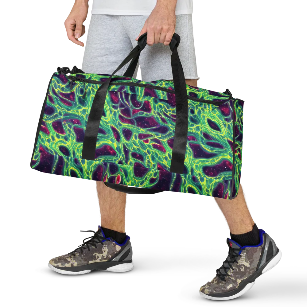 Luminous Synapse on Duffle Bag — Front