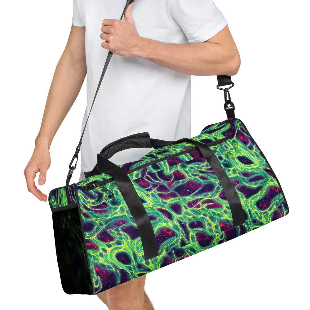 Luminous Synapse on Duffle Bag — Right Front