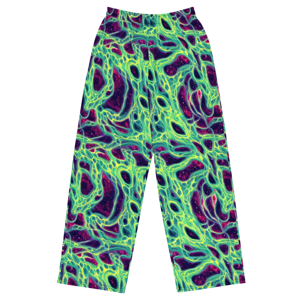 Luminous Synapse on Wide-Leg Pants — Front