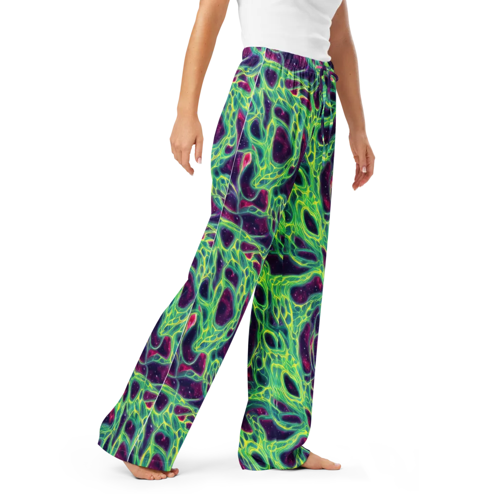 Luminous Synapse on Women's Pajama Pants — Right Front