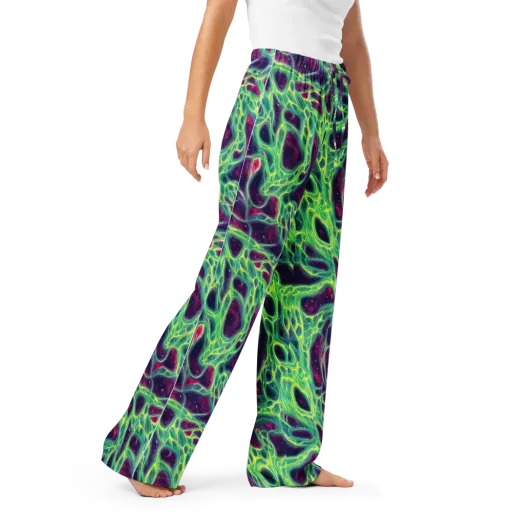 Luminous Synapse on a Women's Pajama Pants