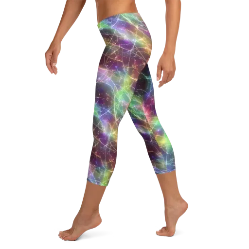 Shattered Starlight on a Capri Leggings