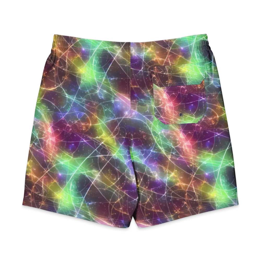 Shattered Starlight on Men's Board Shorts — Back