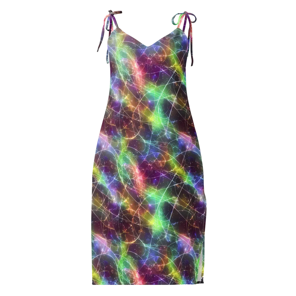 Shattered Starlight on Slip Dress — Front