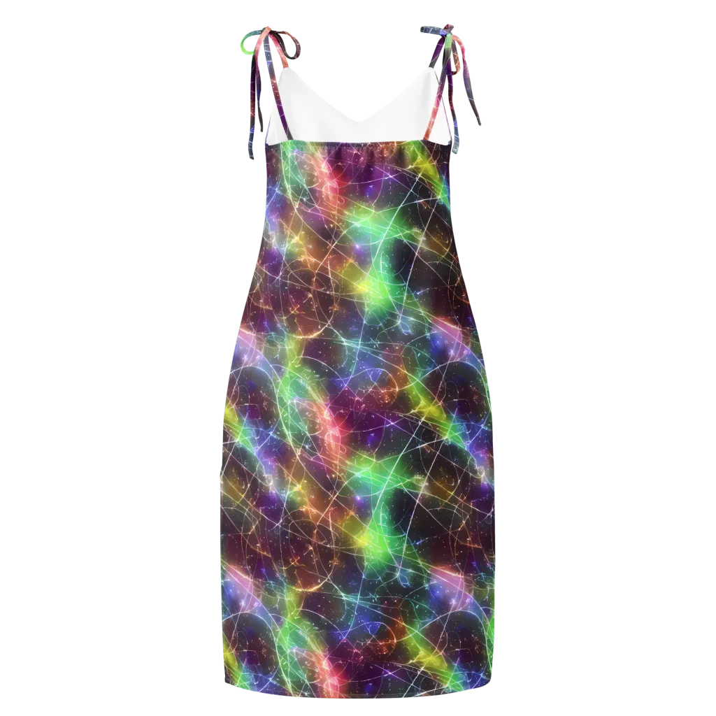 Shattered Starlight on Slip Dress — Back