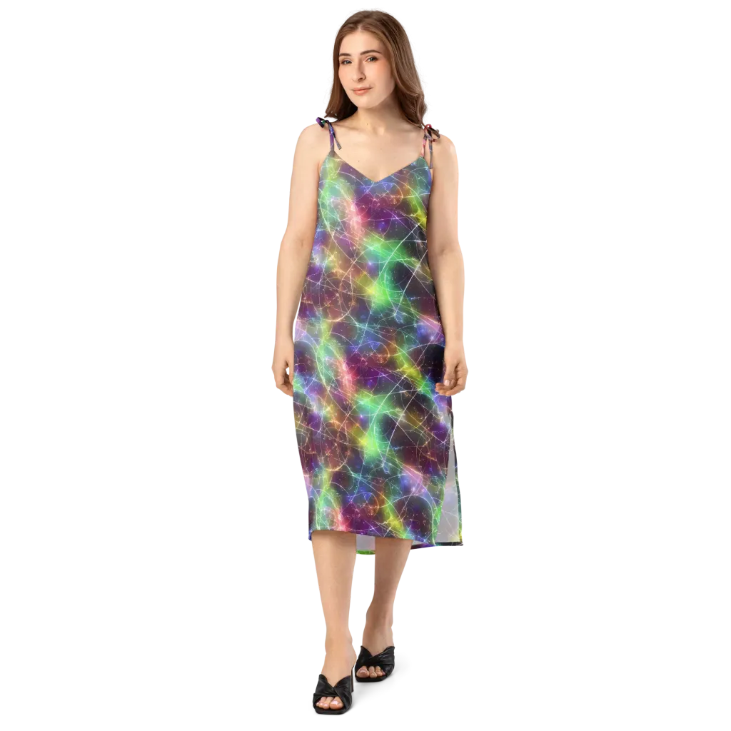 Shattered Starlight on Slip Dress — Front