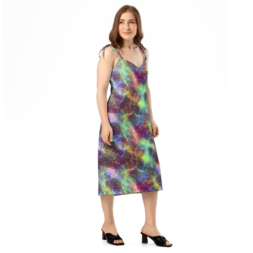 Shattered Starlight on a Slip Dress