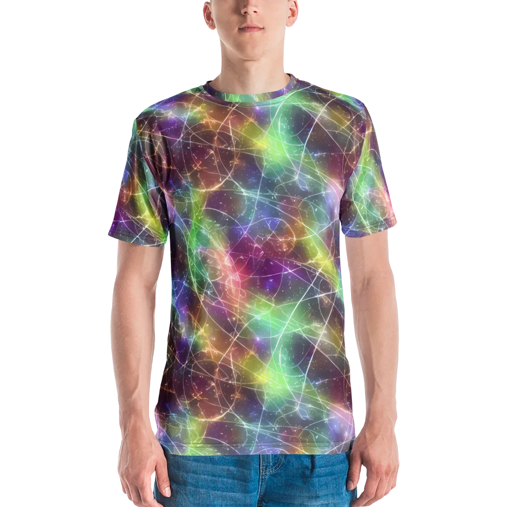 Shattered Starlight on Men's Crew Neck T-Shirt — Front
