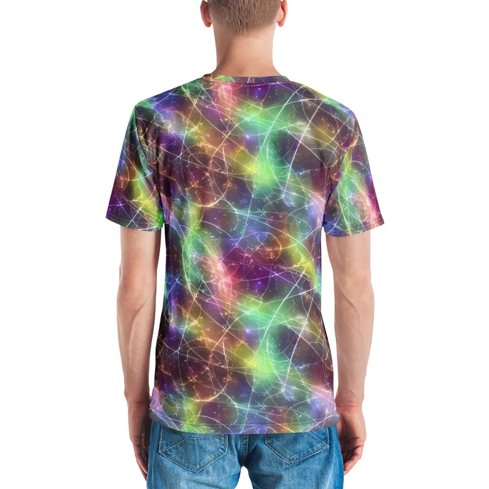 Shattered Starlight on Men's Crew Neck T-Shirt — Back
