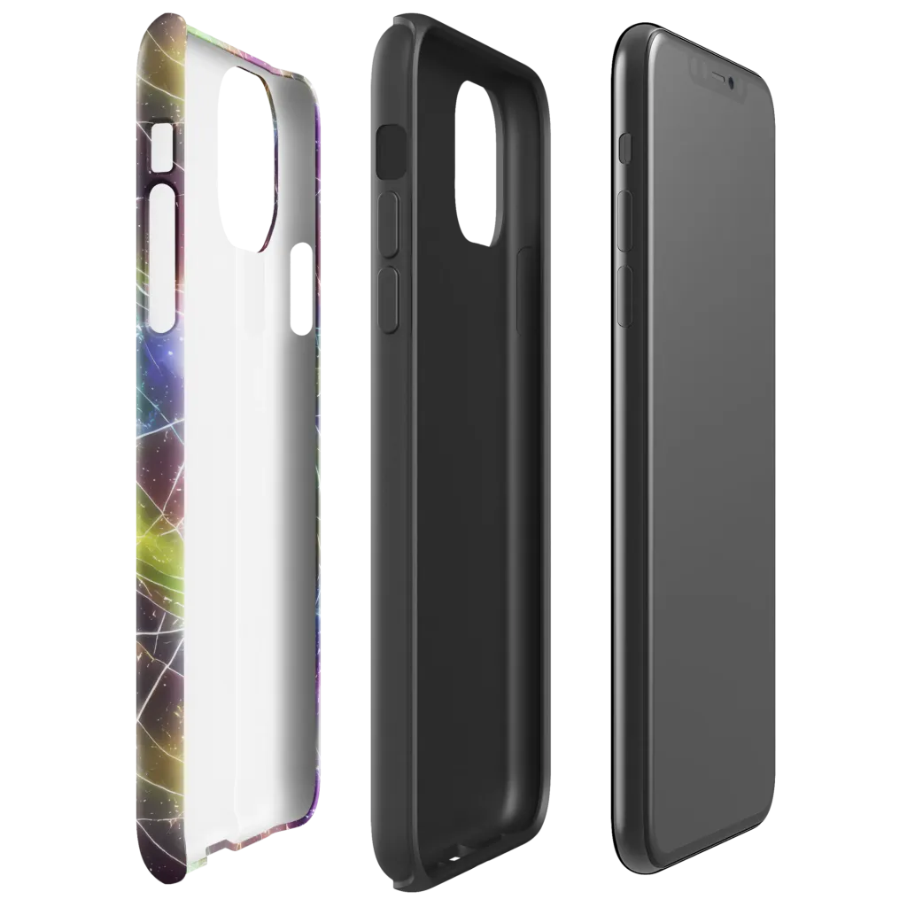 Shattered Starlight on Tough Case for iPhone® — Right