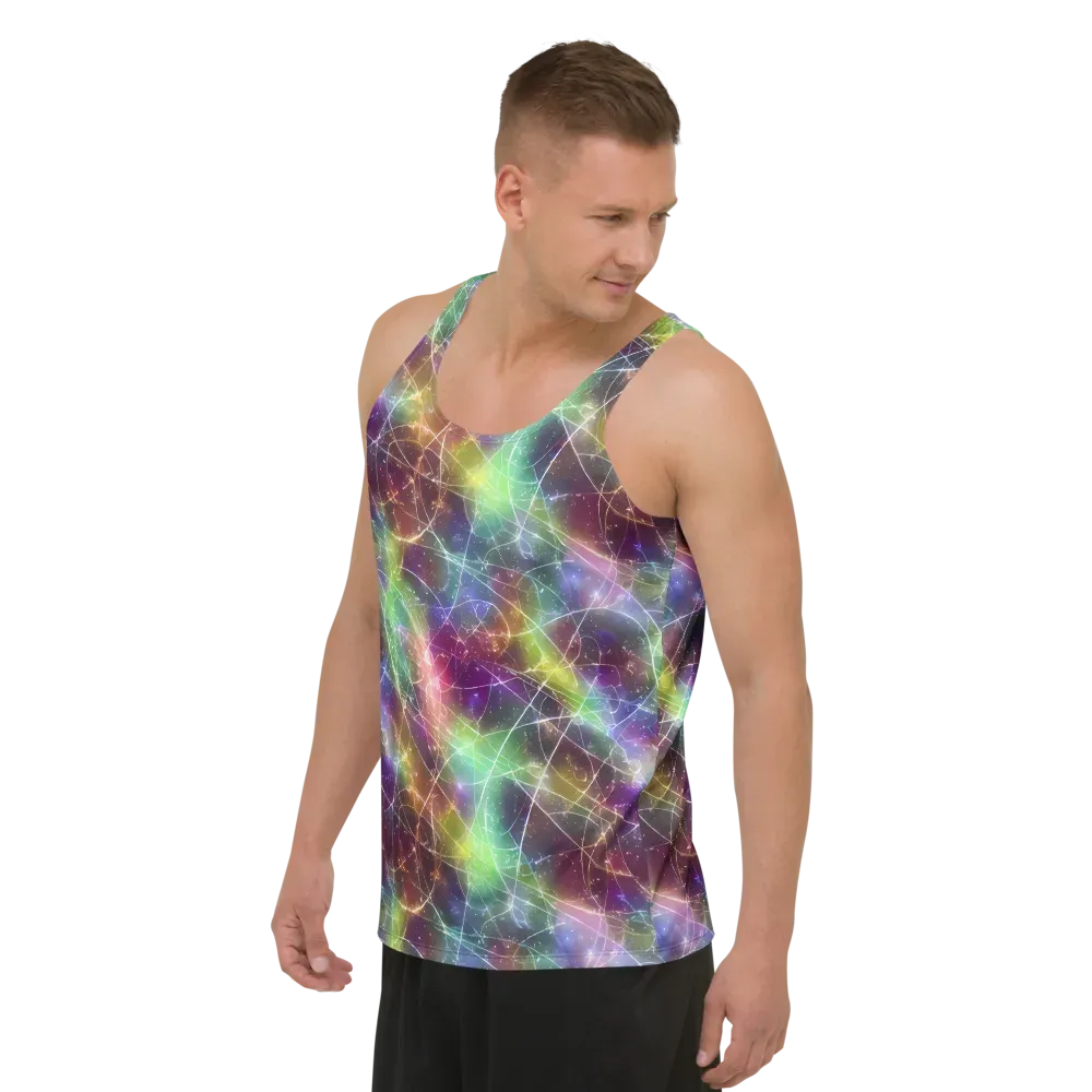 Shattered Starlight on Men's Tank Top — Left Front