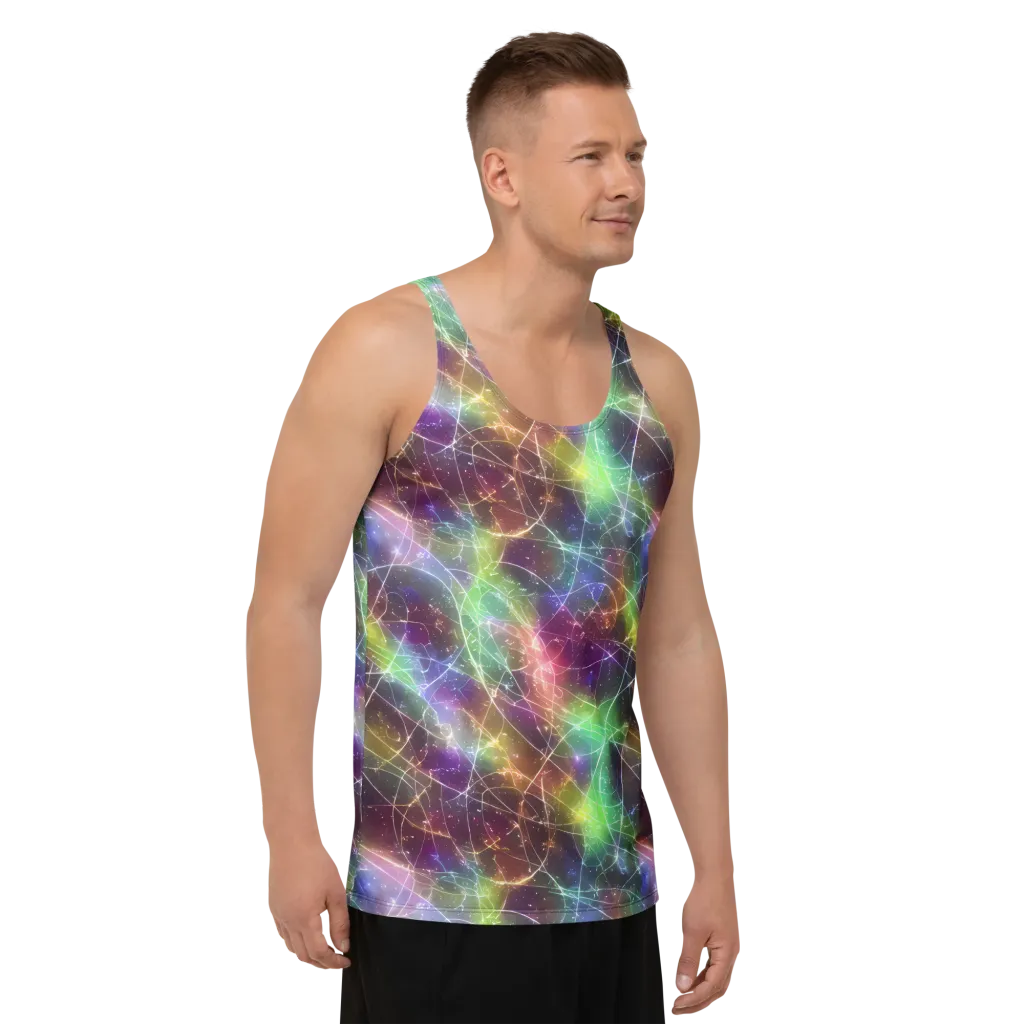 Shattered Starlight on Men's Tank Top — Right Front