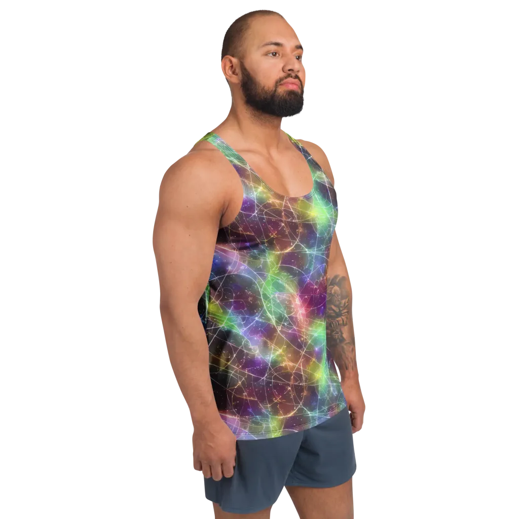 Shattered Starlight on Men's Tank Top — Right Front