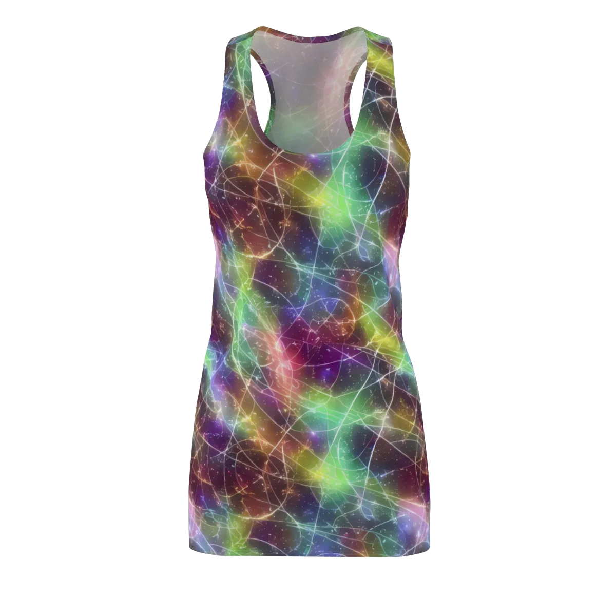 Shattered Starlight on Racerback Dress — Front