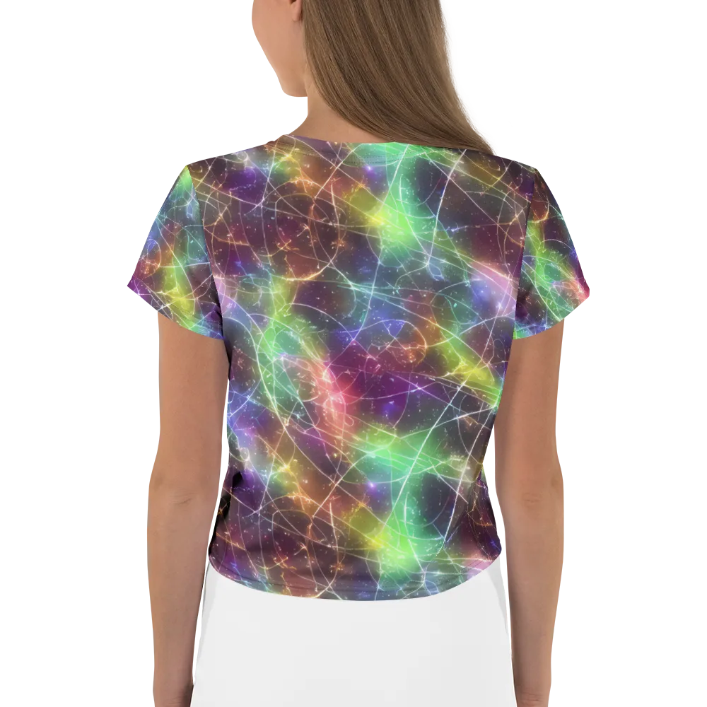 Shattered Starlight on Crop Tee — Back