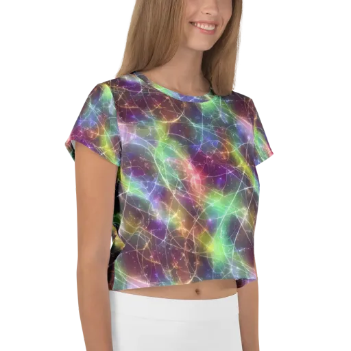Shattered Starlight on a Crop Tee