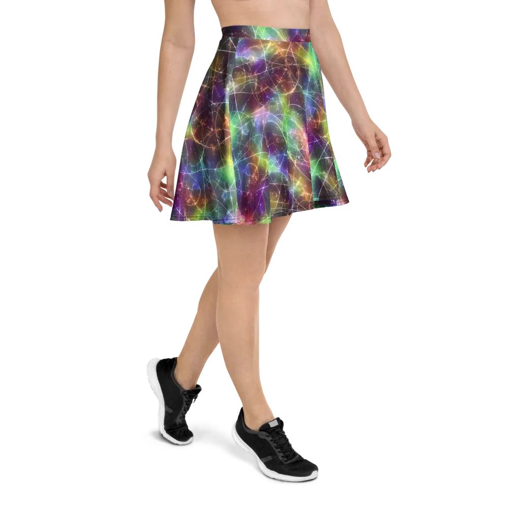 Shattered Starlight on Skater Skirt — Right