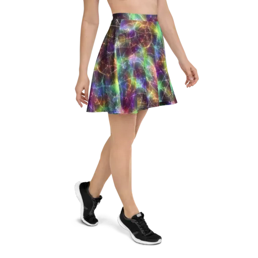 Shattered Starlight on a Skater Skirt