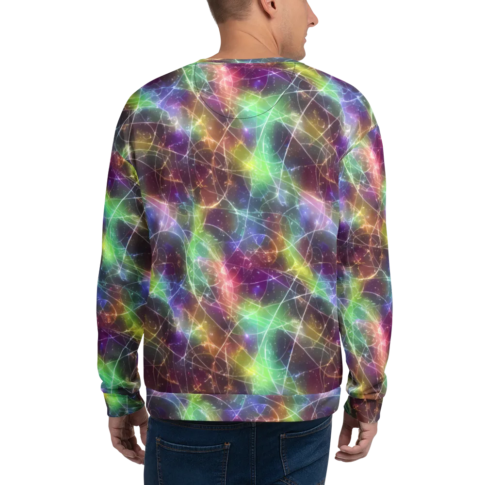 Shattered Starlight on Sweatshirt — Back
