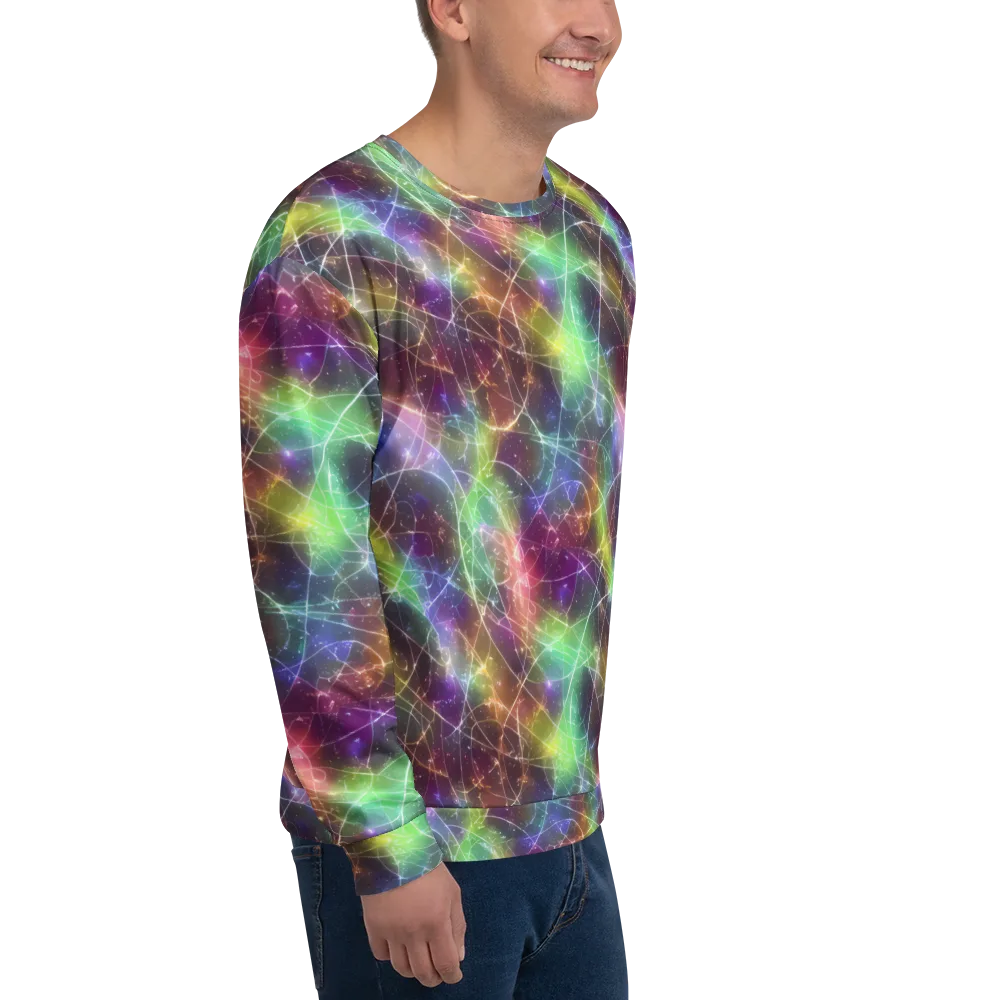 Shattered Starlight on Sweatshirt — Right Front