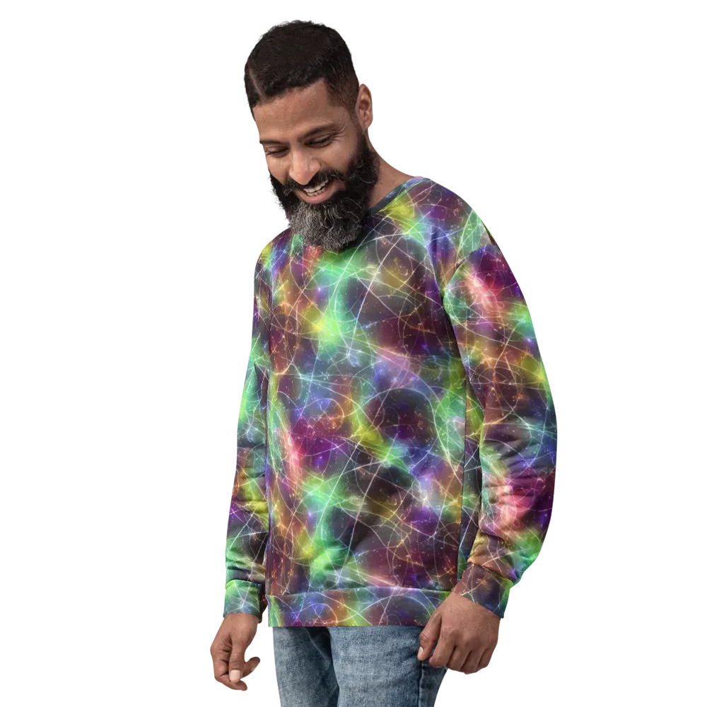 Shattered Starlight on Sweatshirt — Left Front