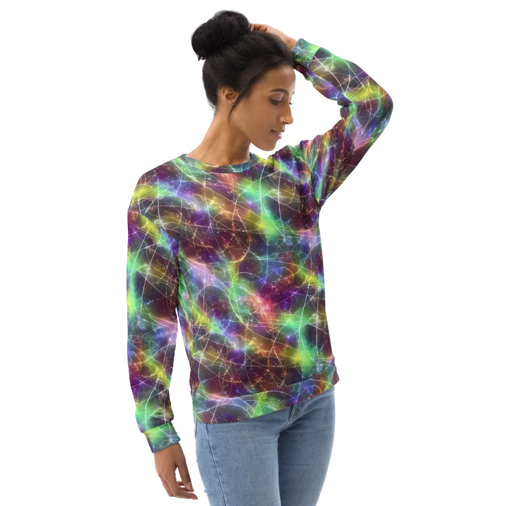 Shattered Starlight on Sweatshirt — Right Front