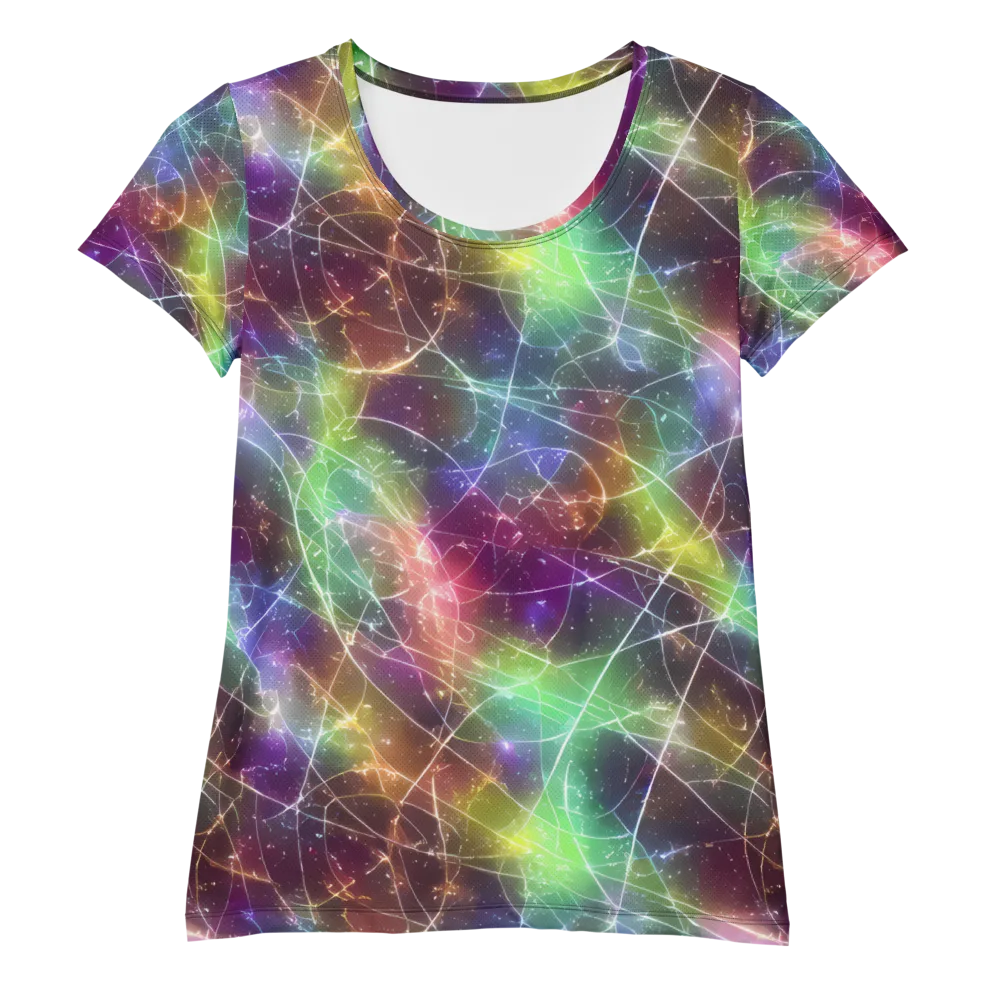Shattered Starlight on Women's Athletic T-Shirt — Front