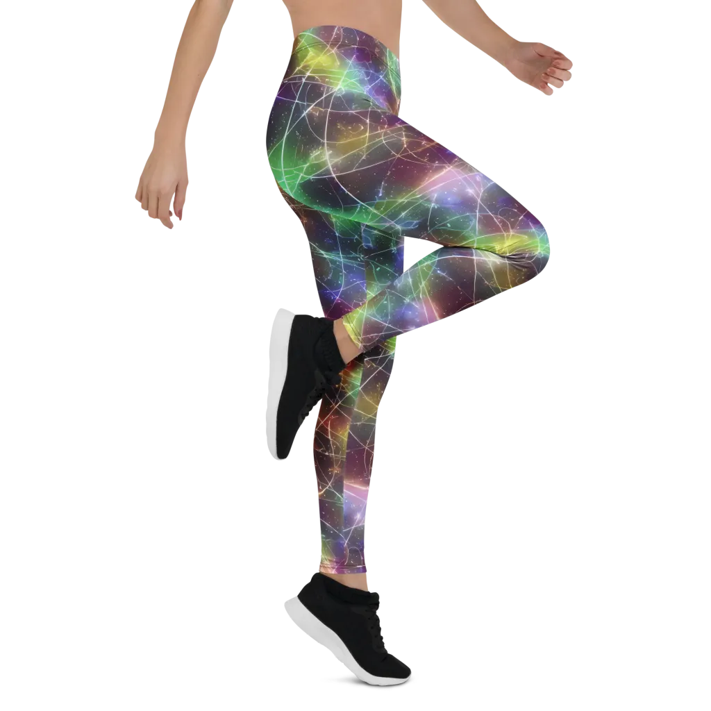 Shattered Starlight on Leggings — Right