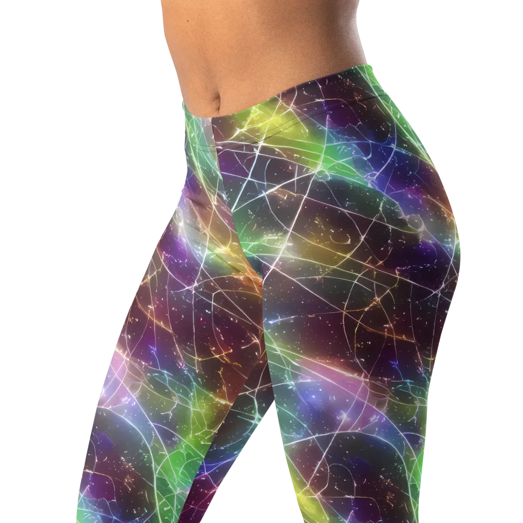 Shattered Starlight on Leggings — Left Front