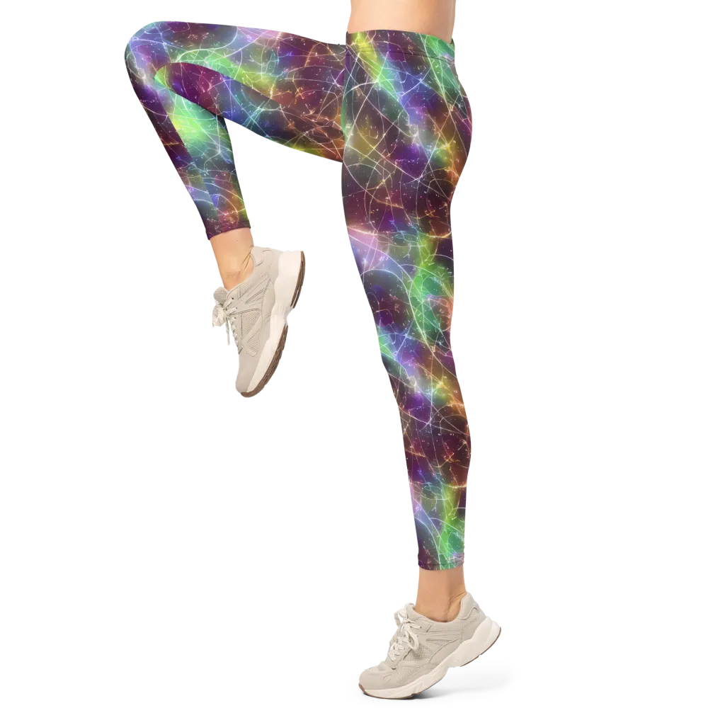 Shattered Starlight on Leggings — Left