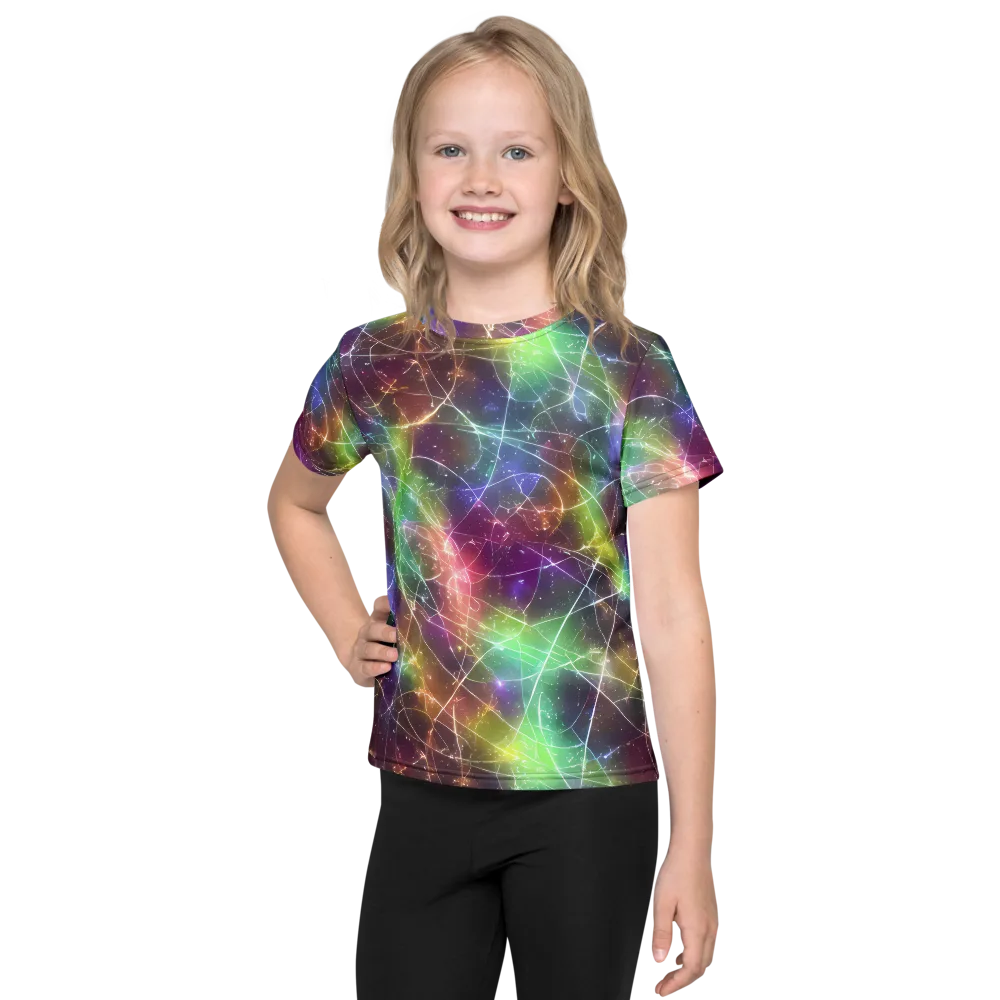 Shattered Starlight on Kids Crew Neck T-Shirt — Front