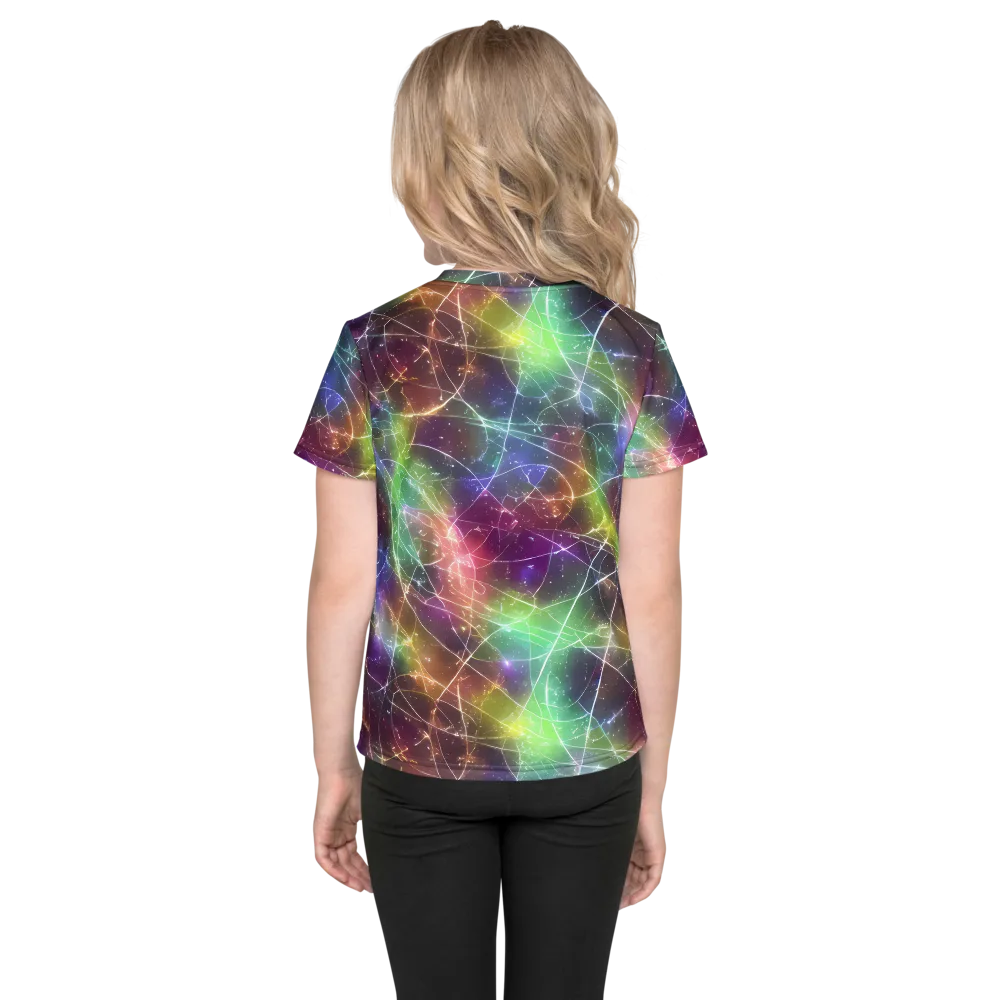 Shattered Starlight on Kids Crew Neck T-Shirt — Back