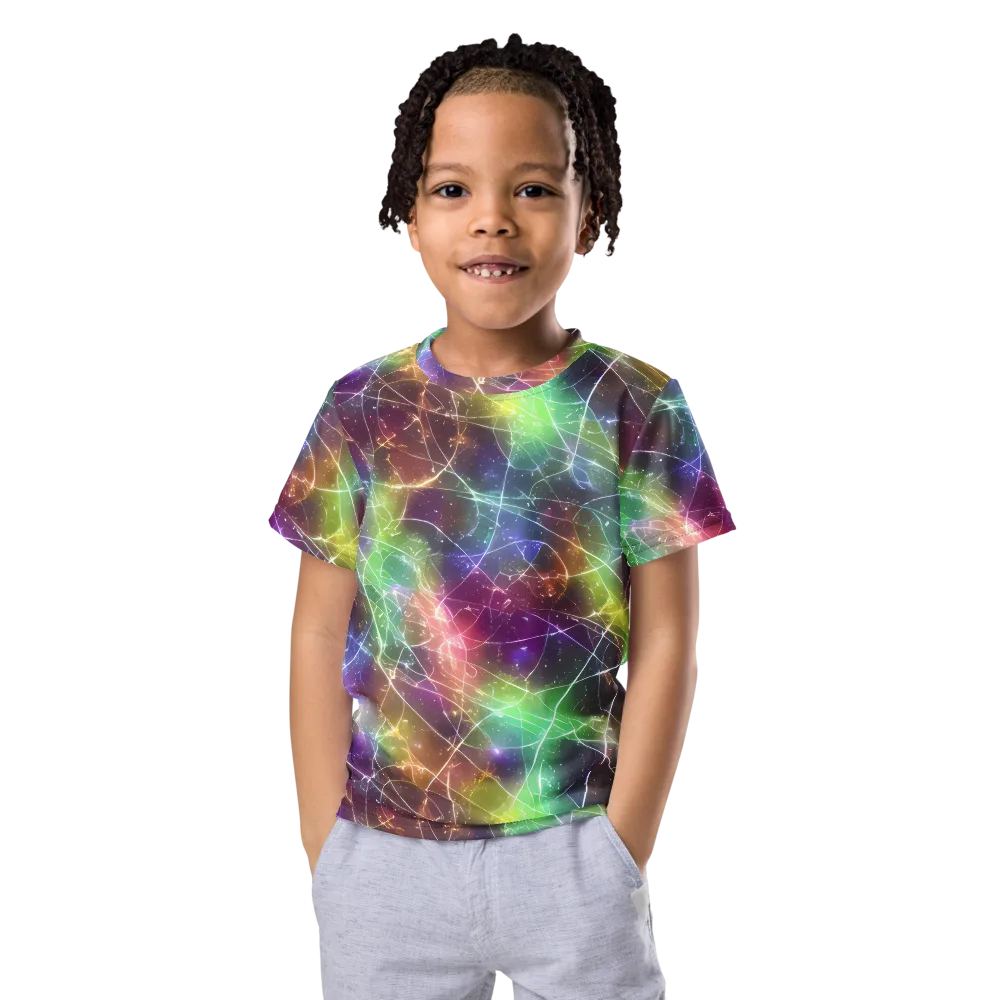 Shattered Starlight on Kids Crew Neck T-Shirt — Front
