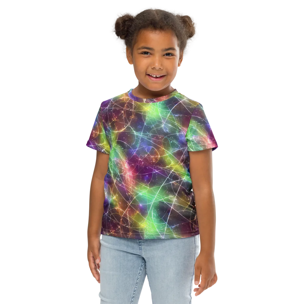 Shattered Starlight on Kids Crew Neck T-Shirt — Front