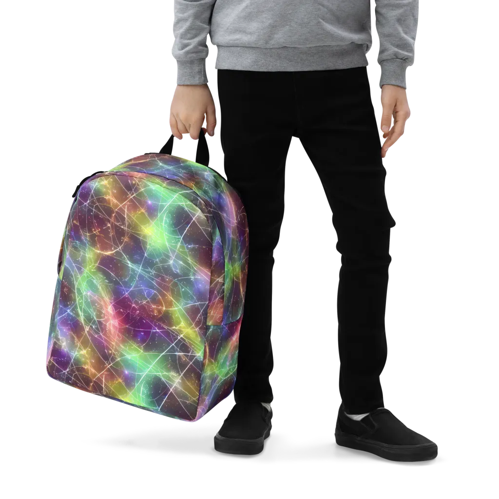 Shattered Starlight on Minimalist Backpack — Zoomed-in