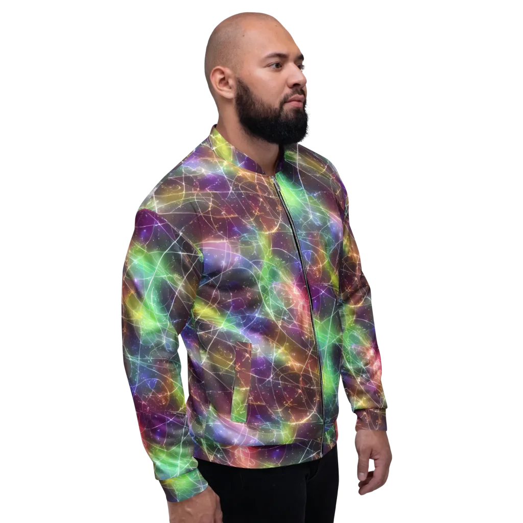 Shattered Starlight on Bomber Jacket — Right