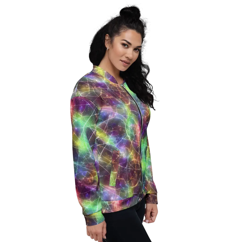 Shattered Starlight on Bomber Jacket — Right