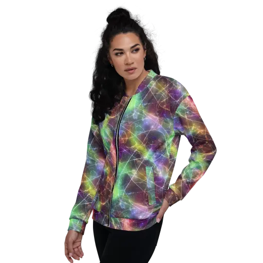 Shattered Starlight on a Bomber Jacket