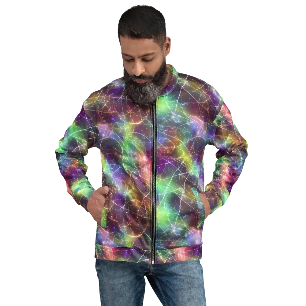 Shattered Starlight on Bomber Jacket — Front