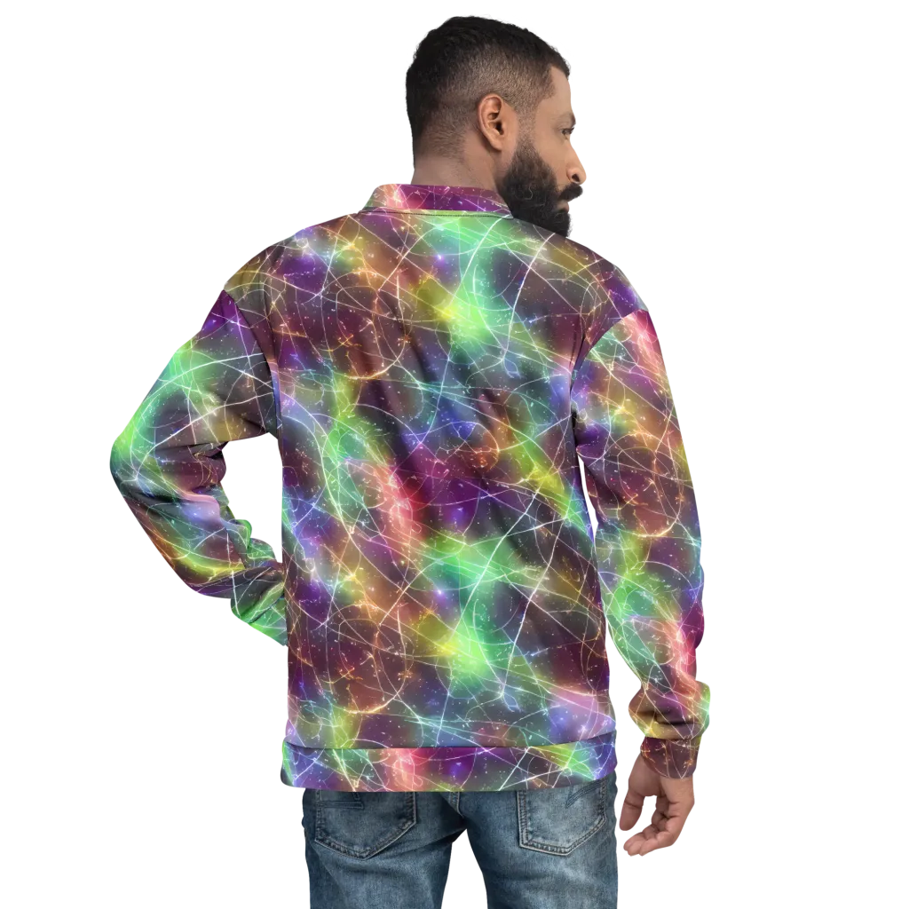 Shattered Starlight on Bomber Jacket — Back