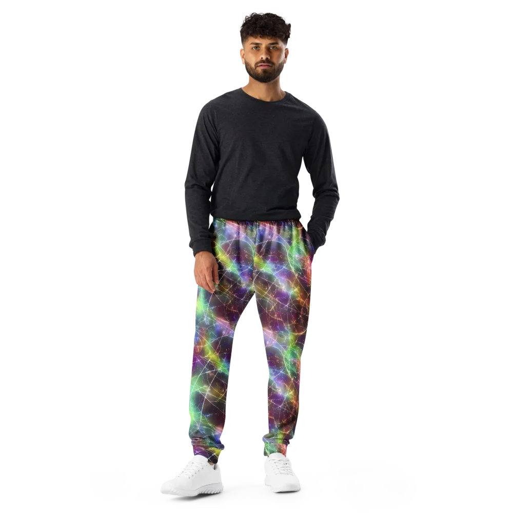 Shattered Starlight on Men's Joggers — Front