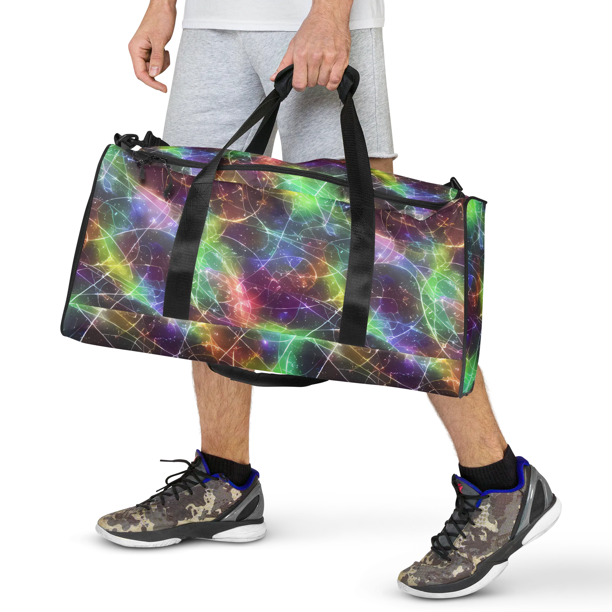 Shattered Starlight on Duffle Bag — Front