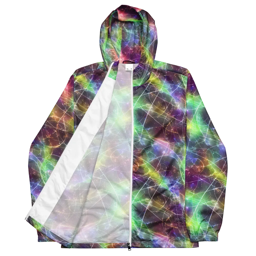 Shattered Starlight on Men's Windbreaker — Front